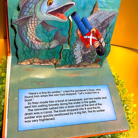 VINTAGE 90s THE LITTLE TIN SOLDIER POP UP STORYBOOK GRANDREAMS LIMITED LONDON - Picture 7 of 14